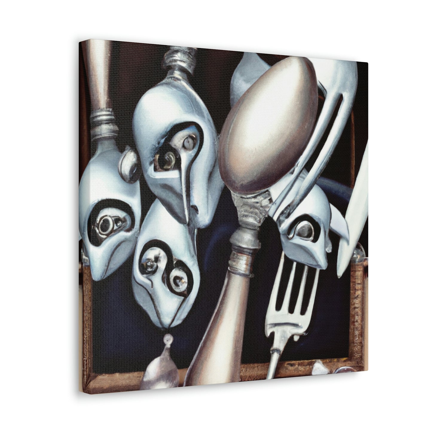 Cutlery in the Clouds - Canvas