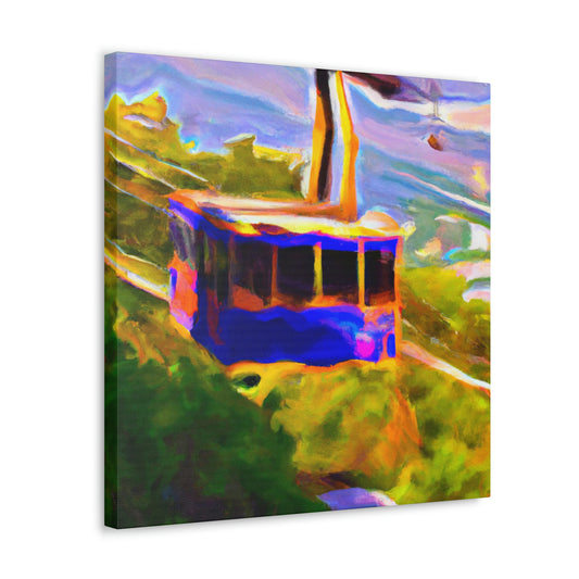 Cable Car Impressionism - Canvas