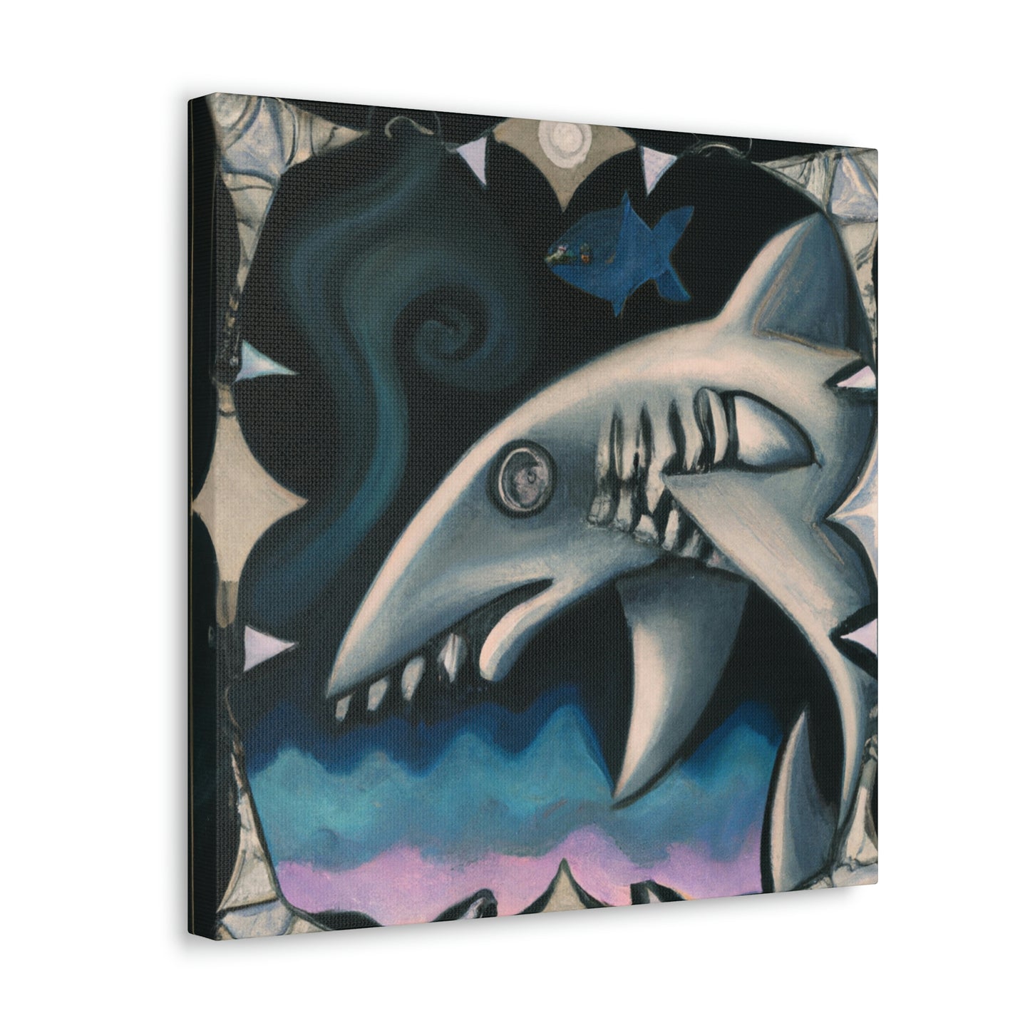 "Shark Fin Flair Art" - Canvas