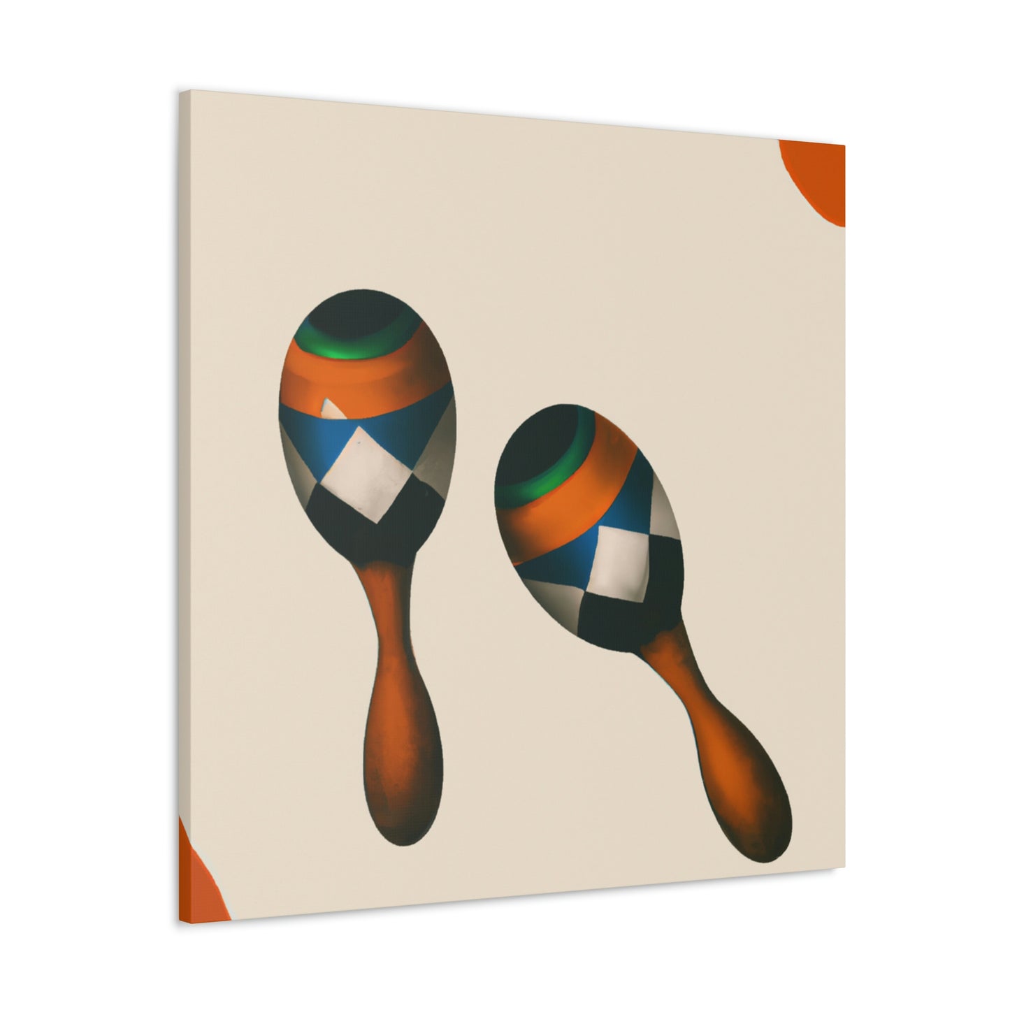 Maracas: A Minimalist Study - Canvas