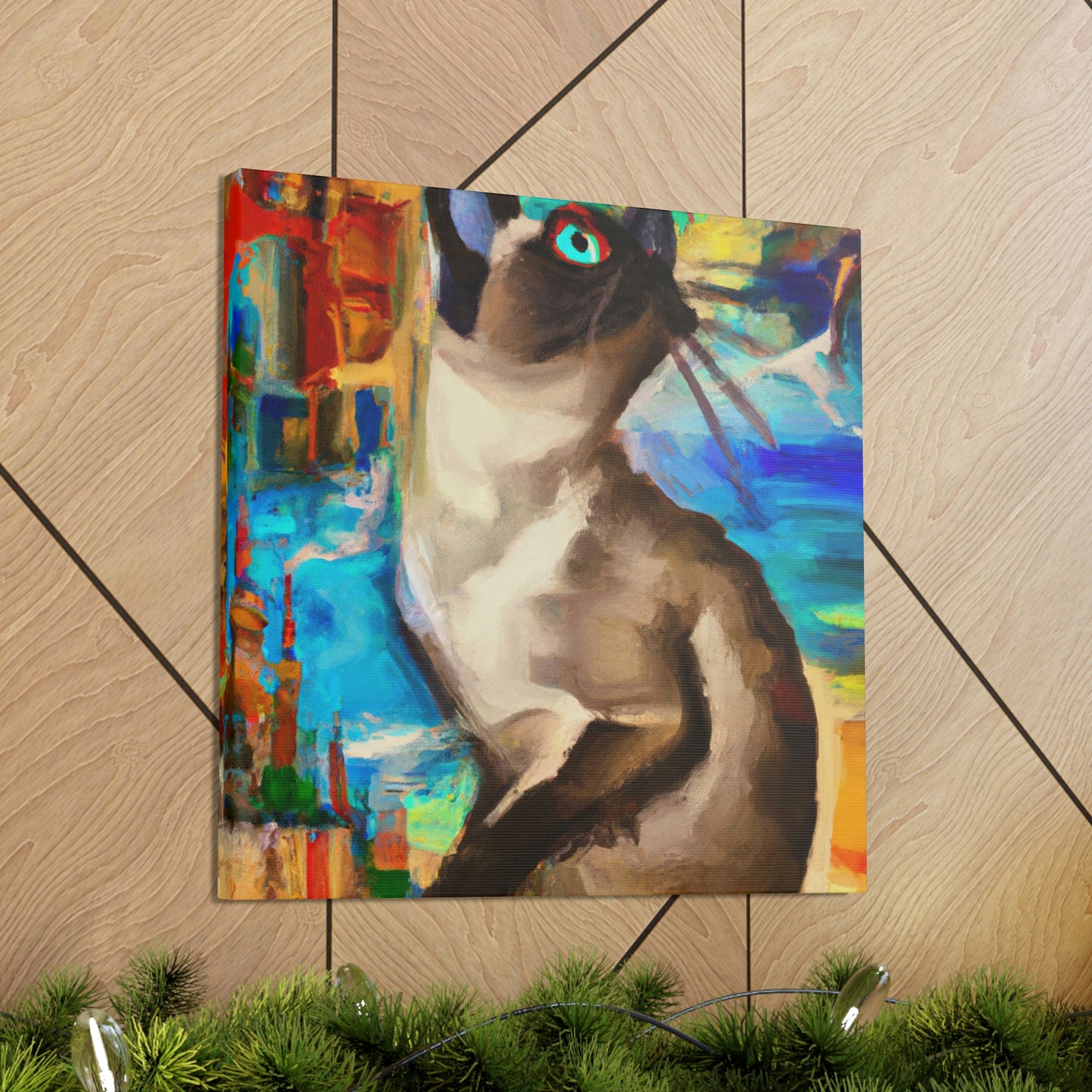 Siamese Dreamscape Art - Canvas