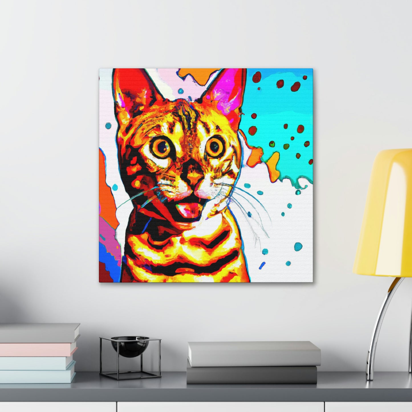 Bengal in Pop Art - Canvas