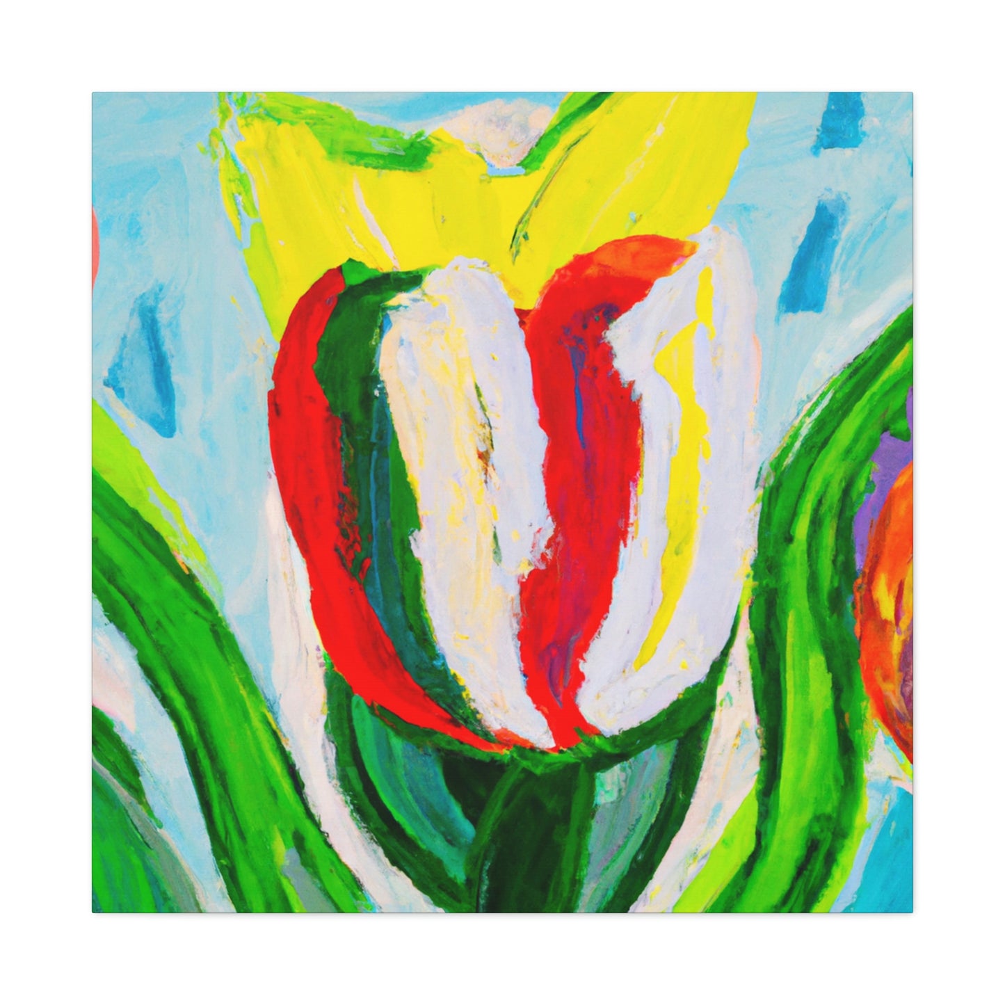 "Tulip Dance of Color" - Canvas