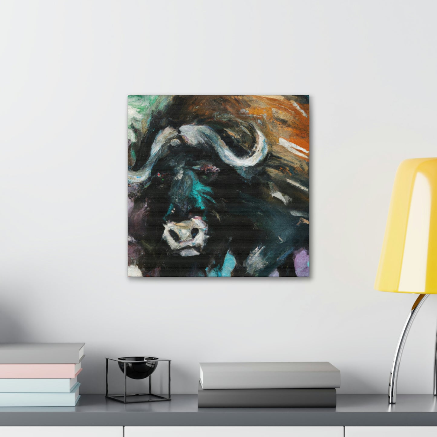 "Musk Ox Expressionism" - Canvas