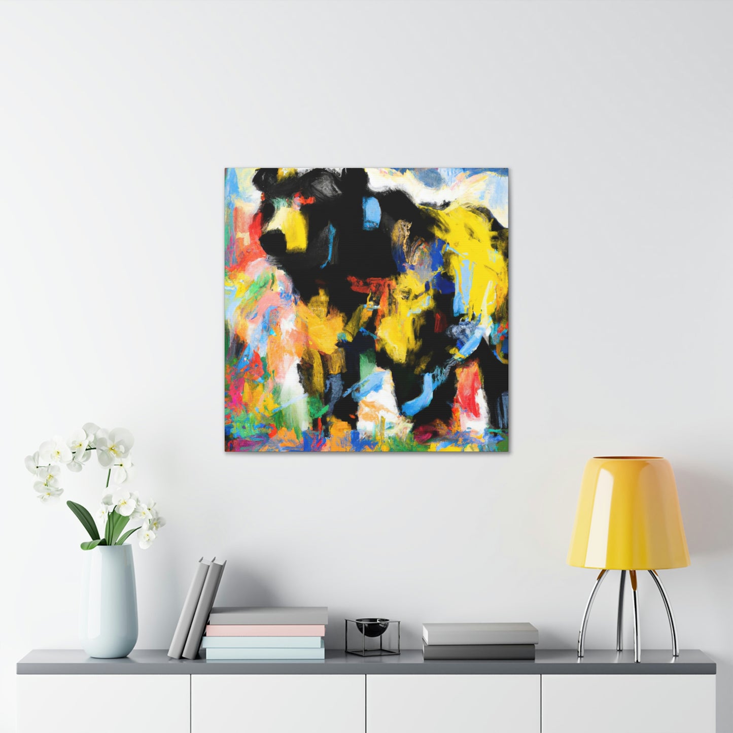 Black Bear Expressionism - Canvas