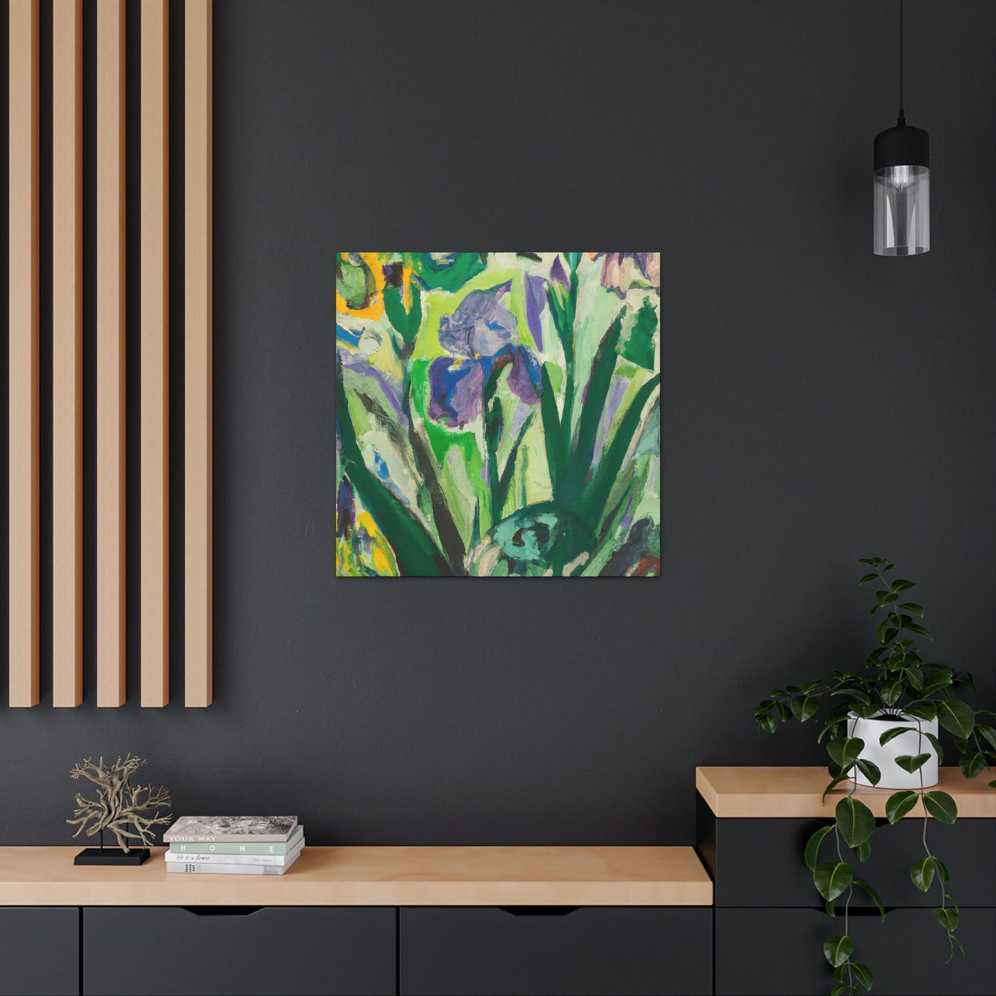 Iris and Expressionism - Canvas