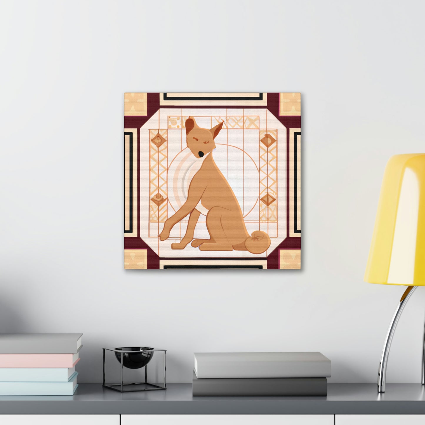 "Dhole's Deco Dreaming" - Canvas