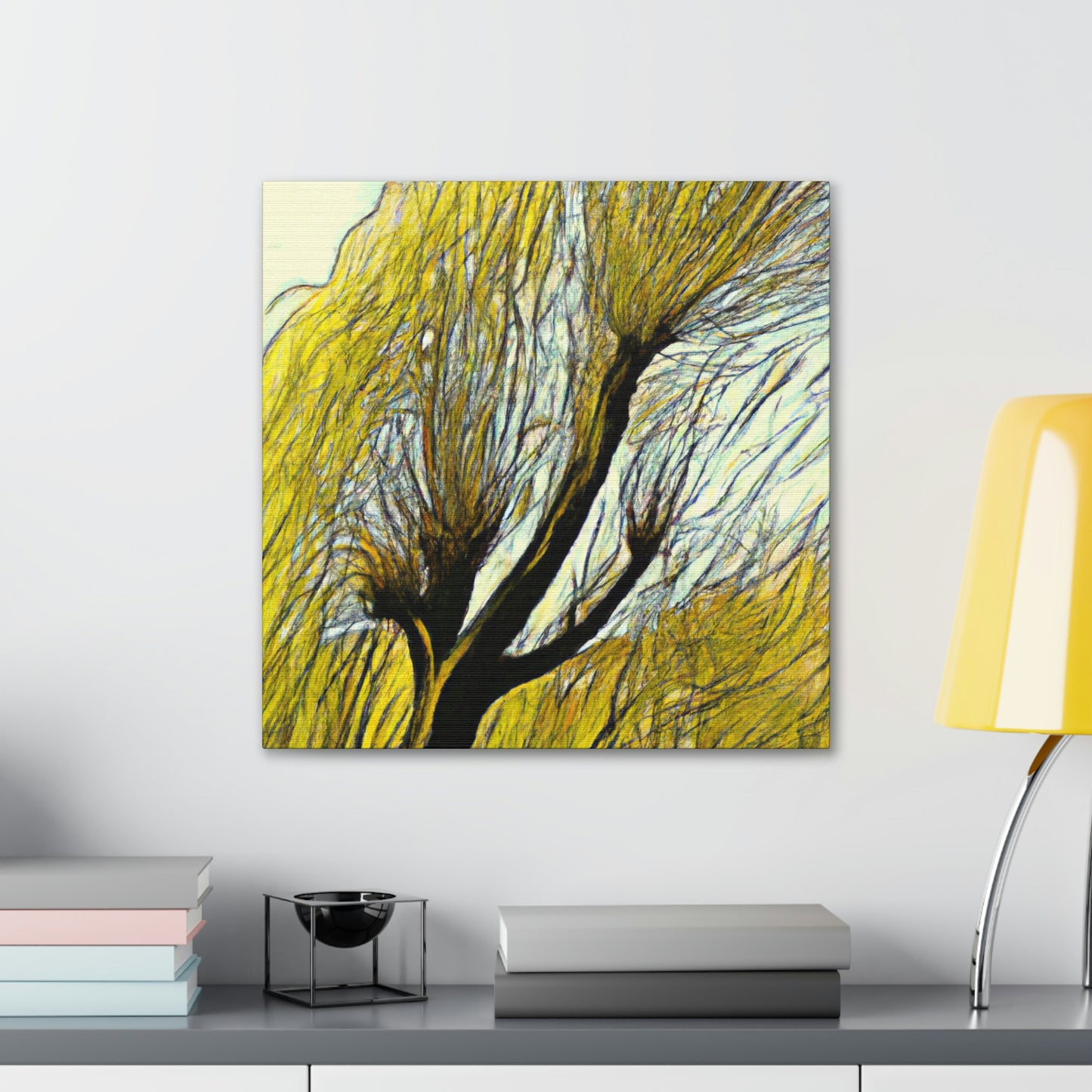 "Willow Tree Reminiscence" - Canvas