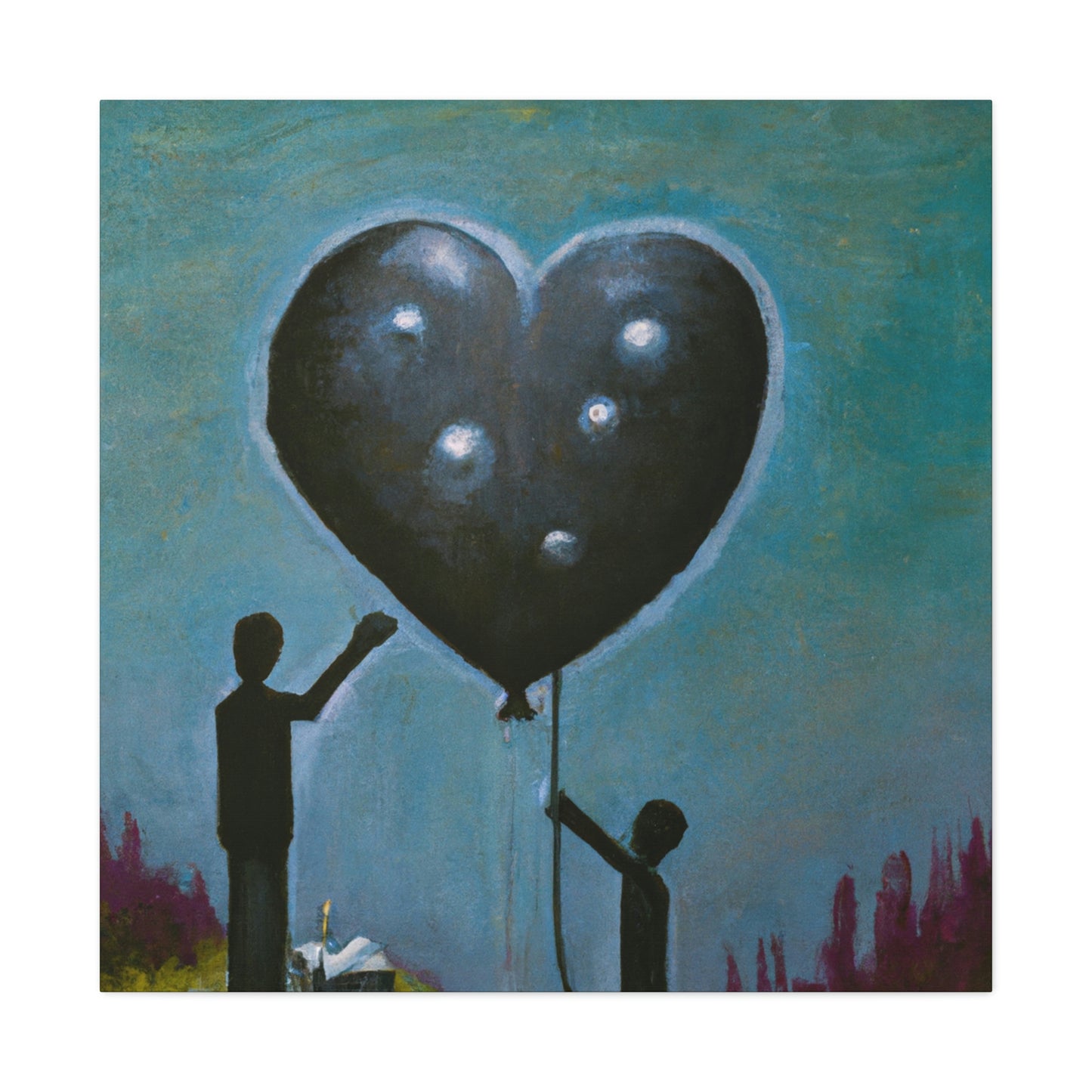 "Heart Floats Away Dreaming" - Canvas