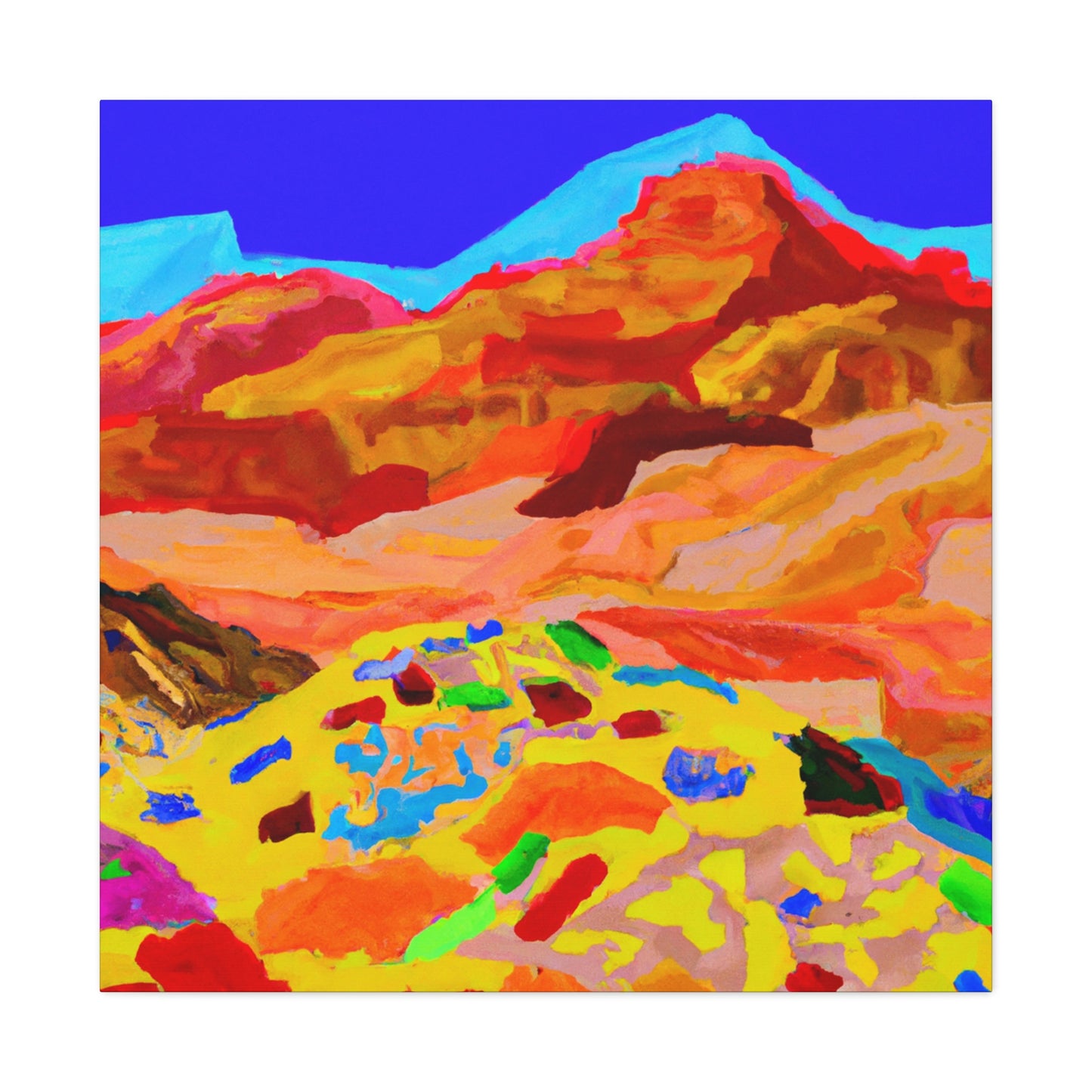 Desert of Colorful Hues - Canvas