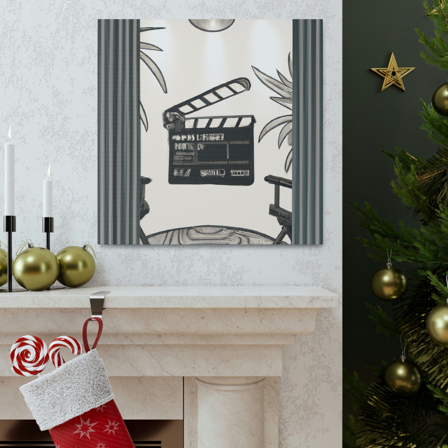 "Cinematic Magic Clapboard" - Canvas