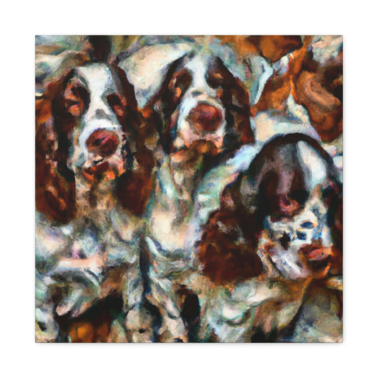 "Spaniel in Expressionism" - Canvas