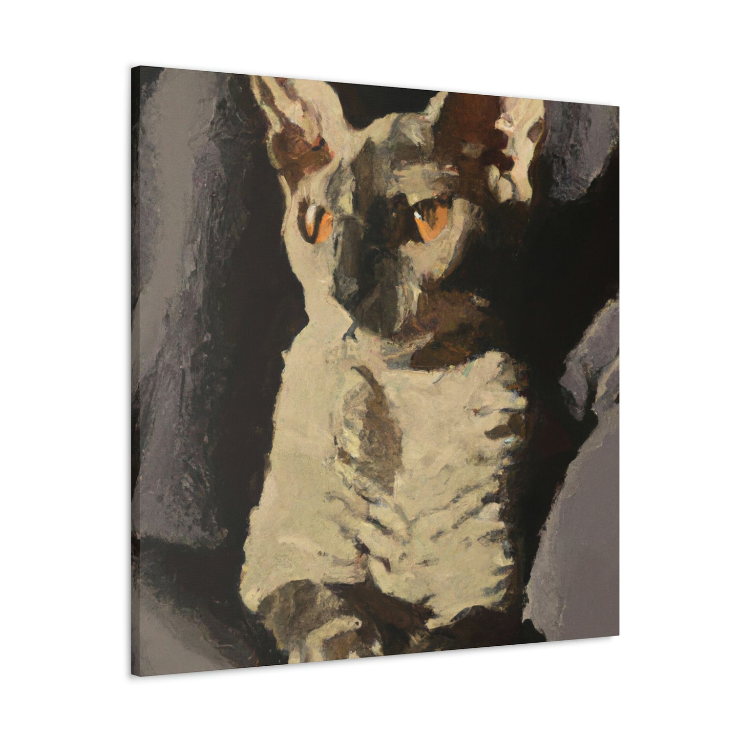 "Devon Rex Dreamscape" - Canvas