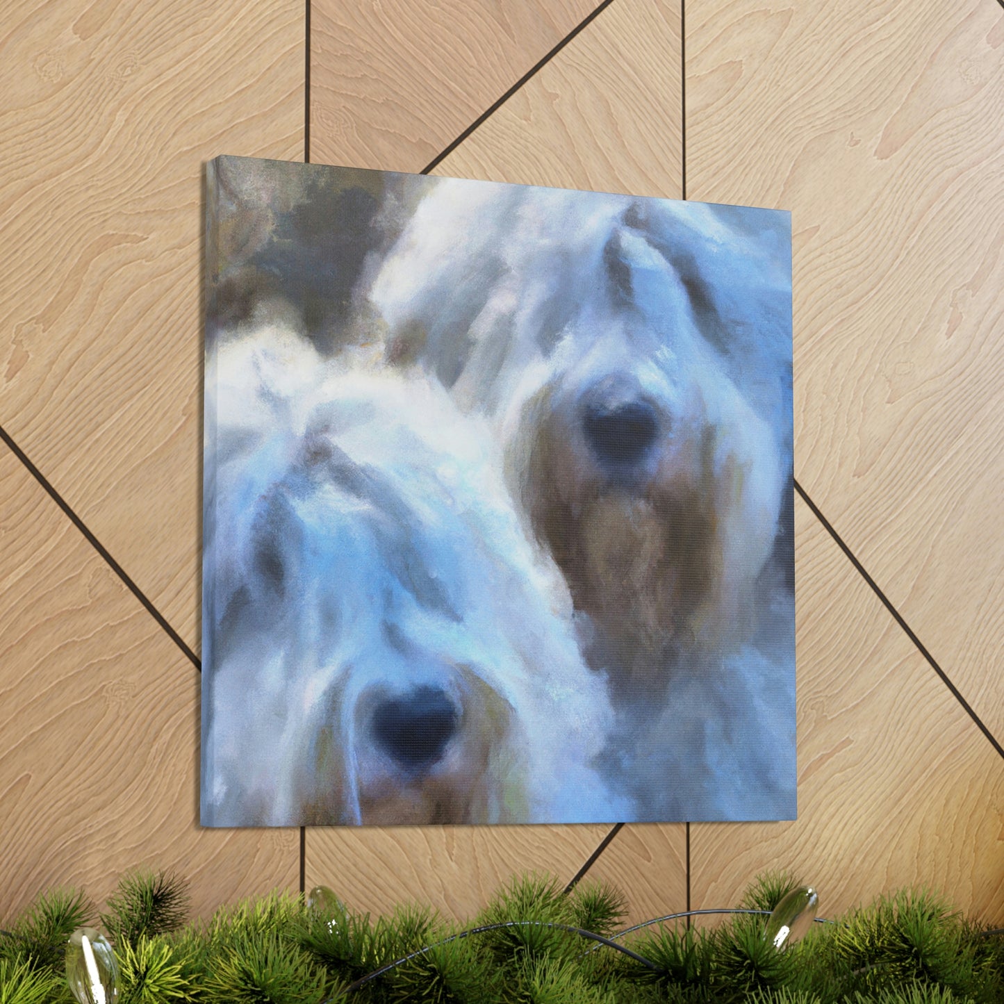 Old English Sheepdog Dream - Canvas