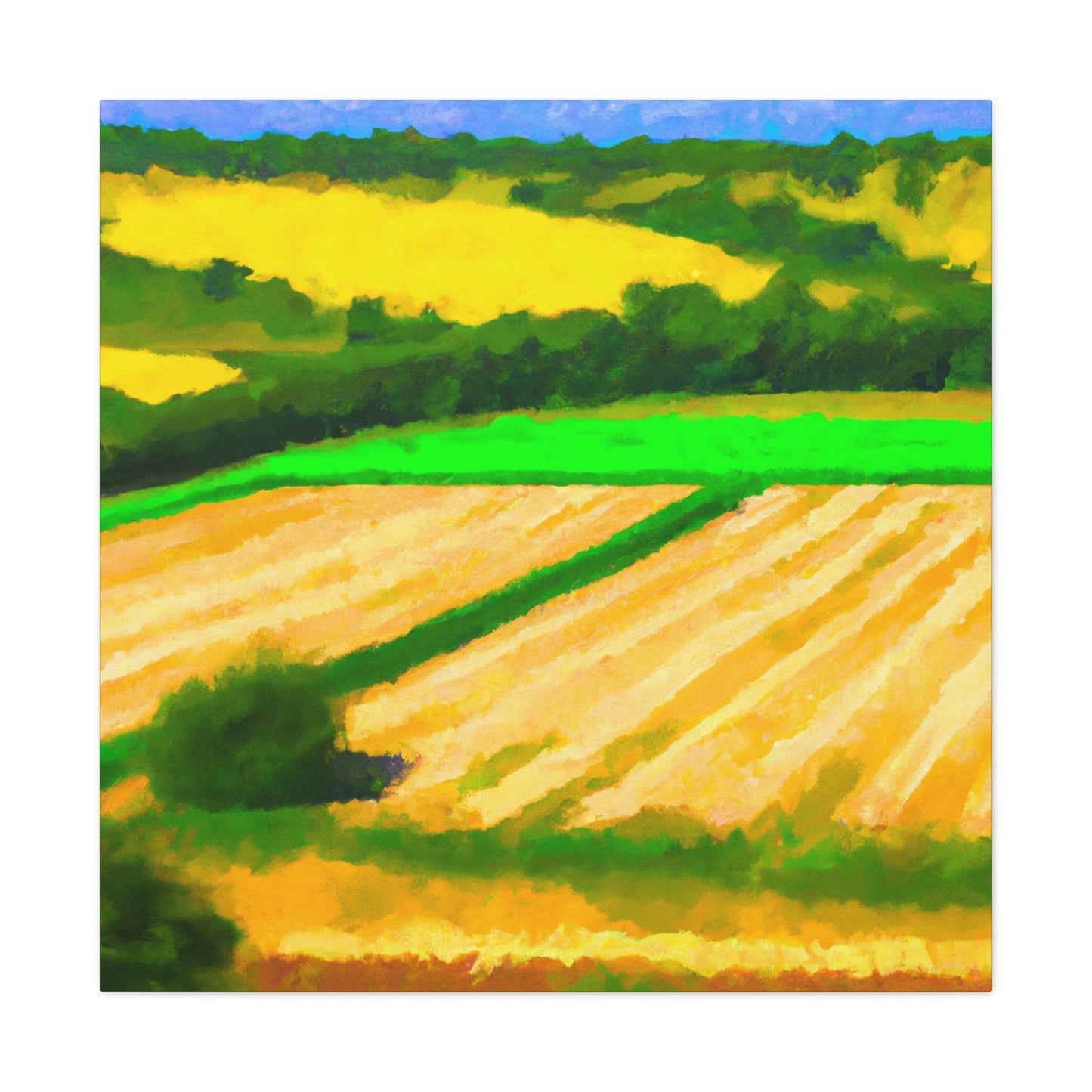 "Harvest of Gold Fields" - Canvas