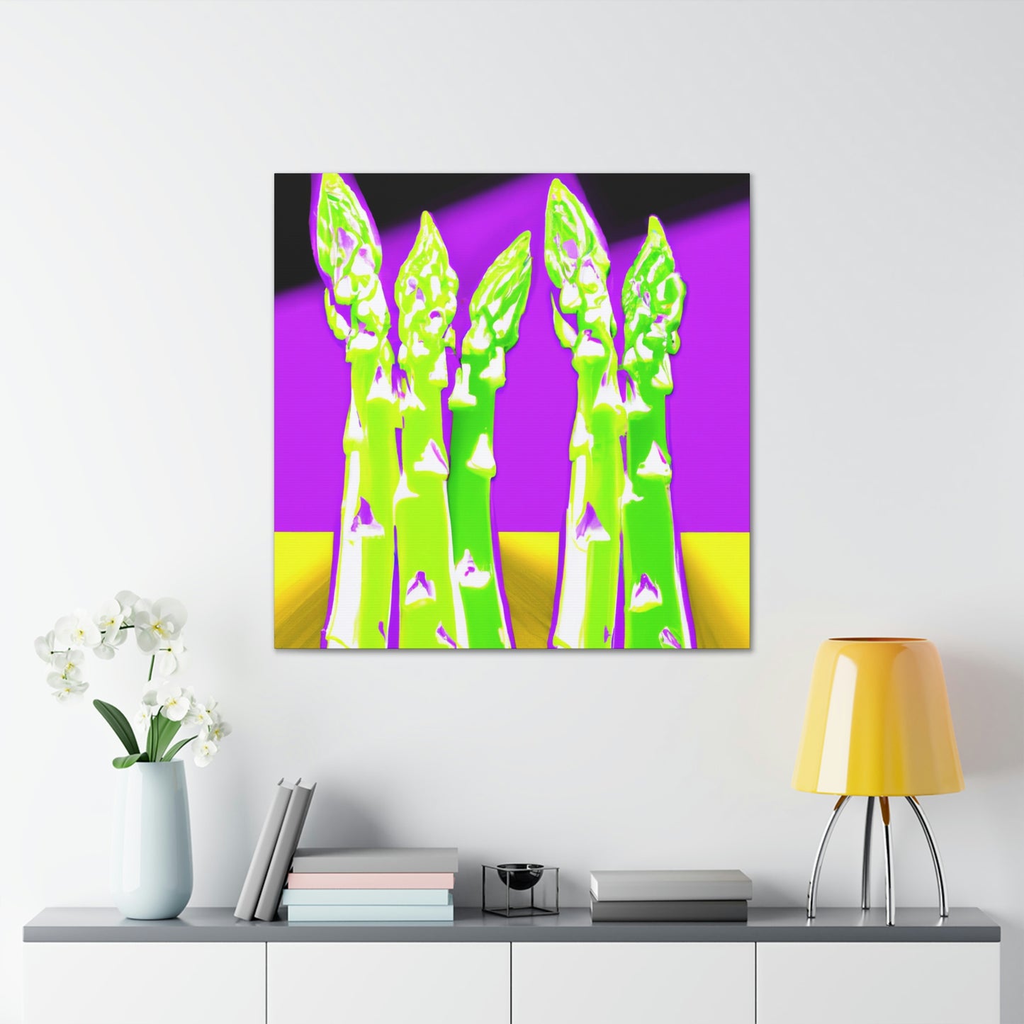 Asparagus Pop Explosion - Canvas