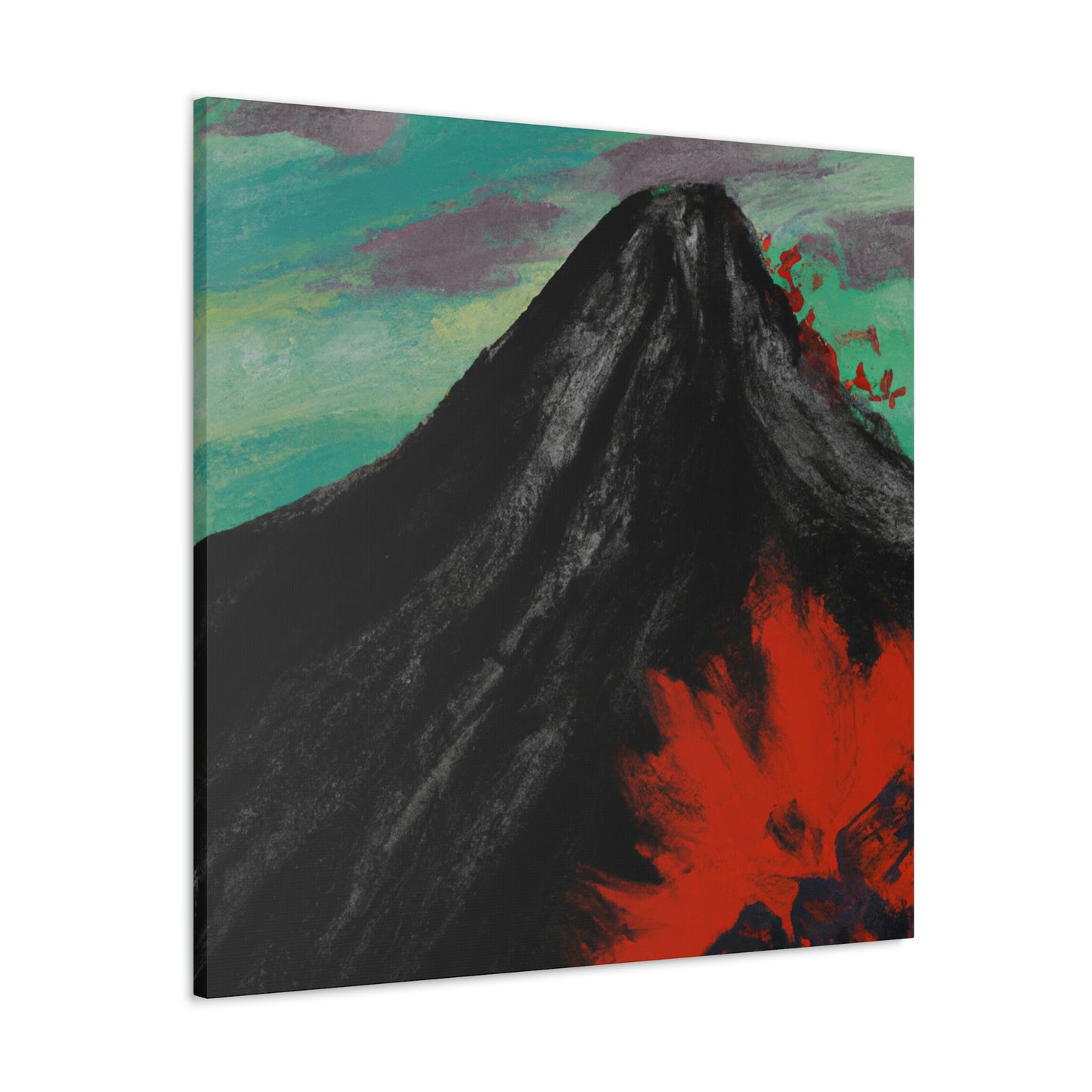 Volcano in Eruption - Canvas