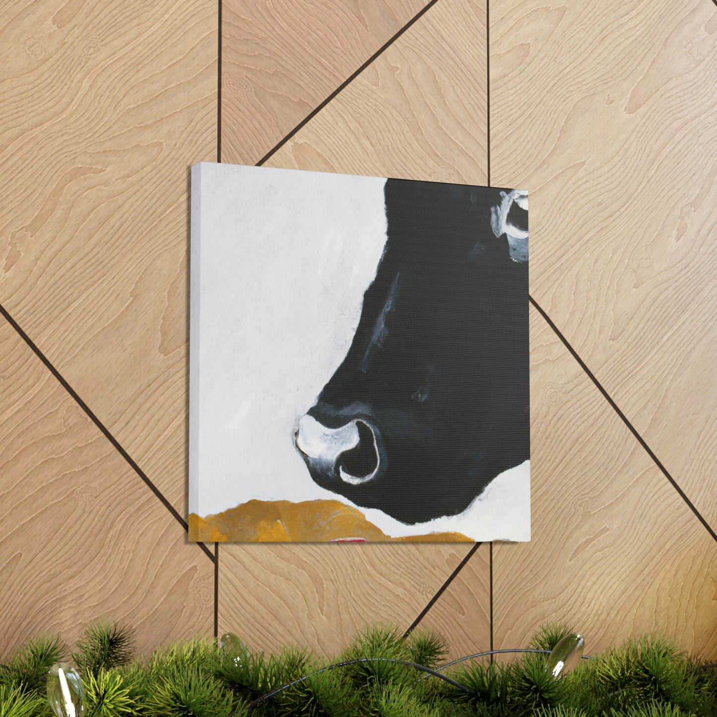 "Black Angus Simplicity" - Canvas