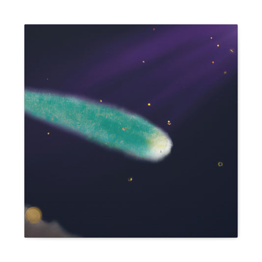 "Comet in Flight Beauty" - Canvas