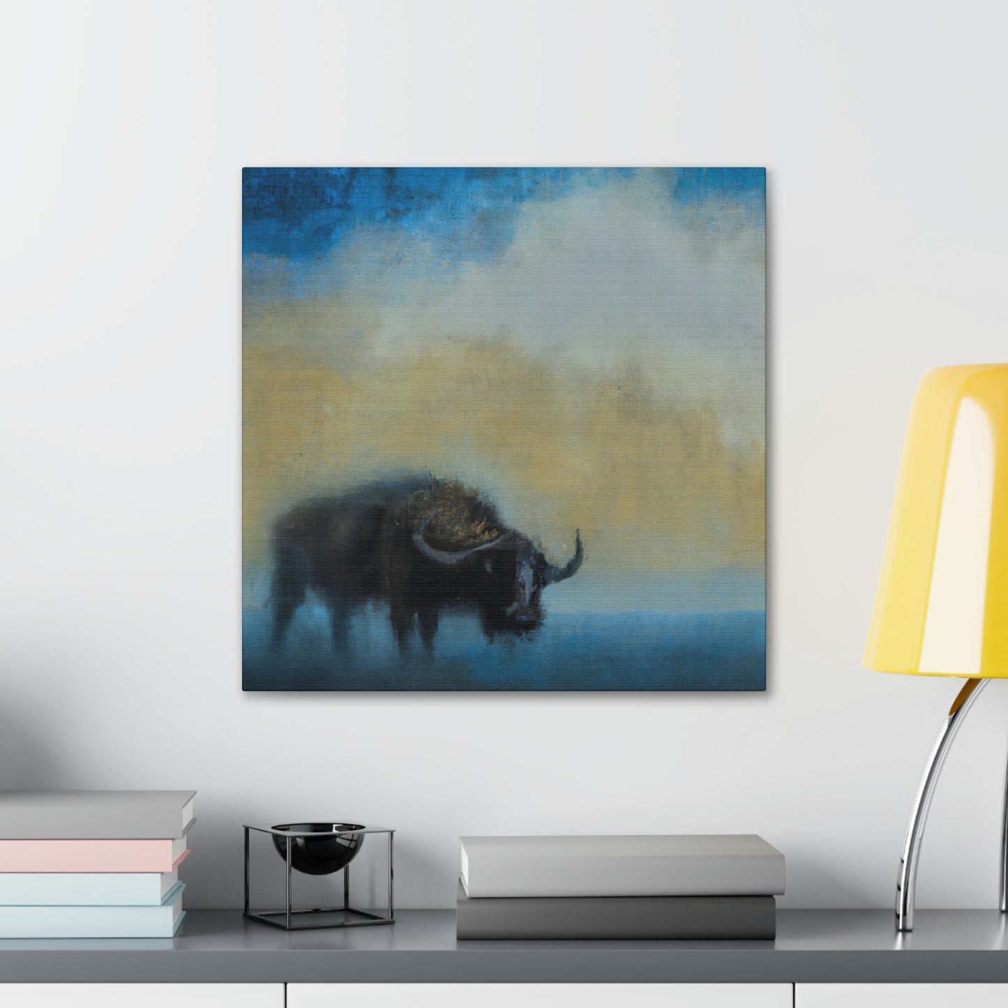 "Buffalo in Steampunk Age" - Canvas