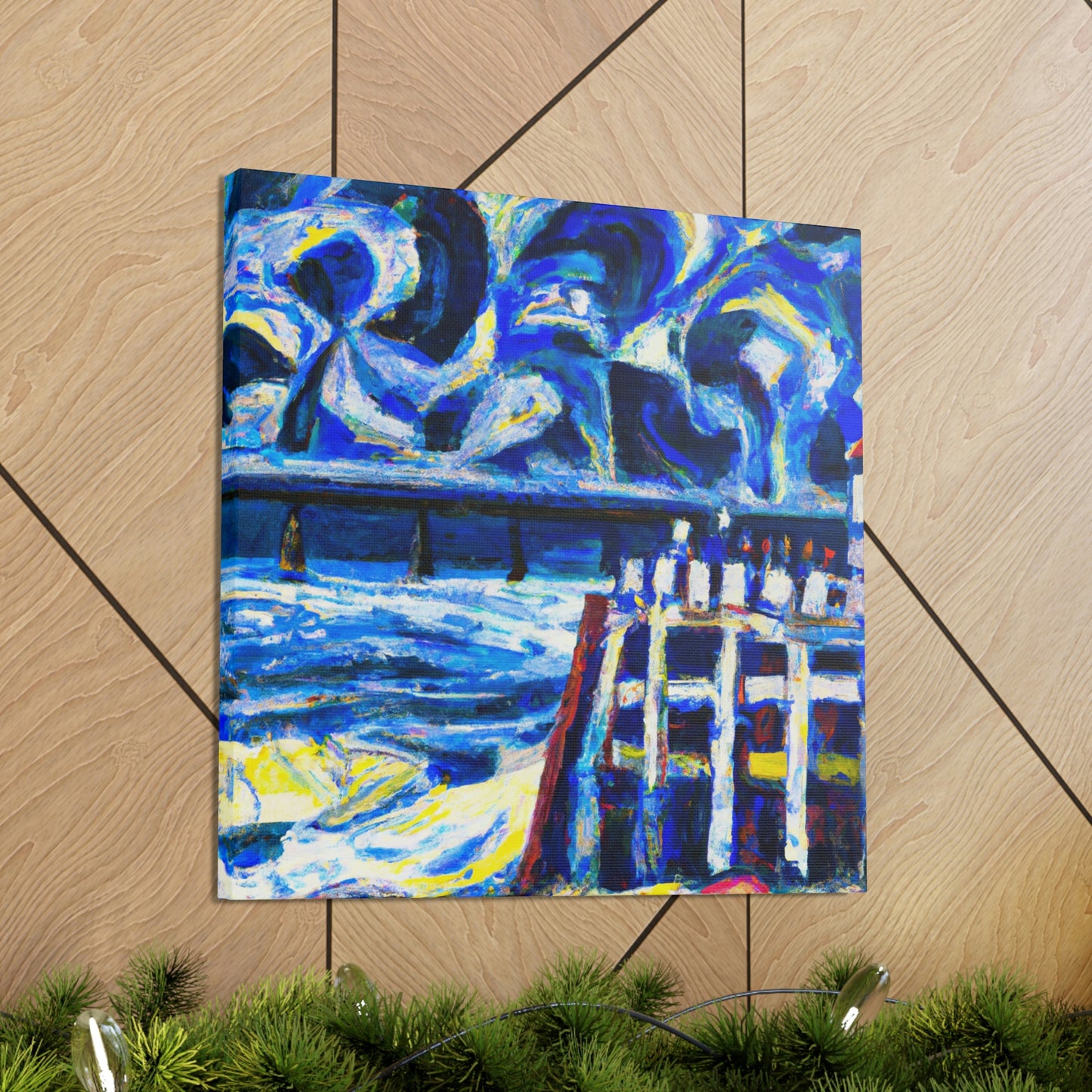 Seawall by Expressionism - Canvas