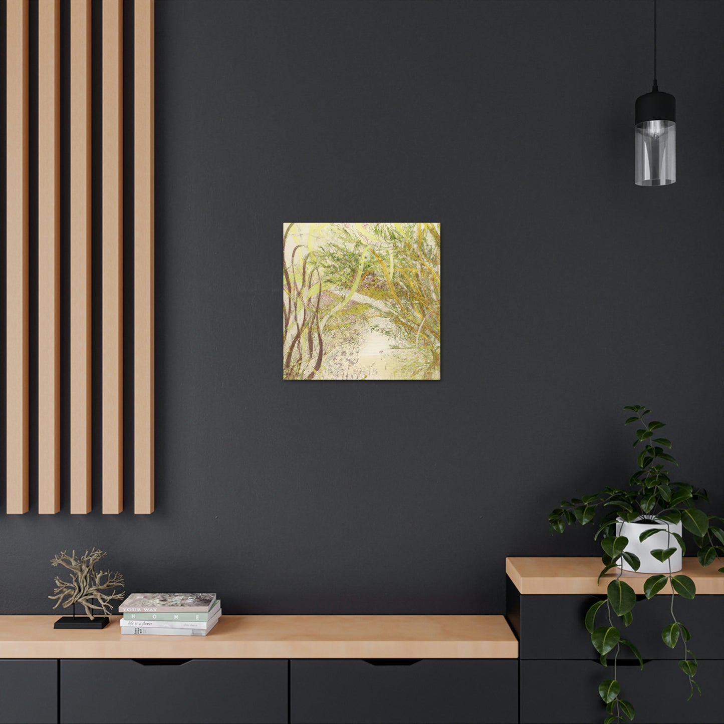 Willow Tree Abstracted - Canvas