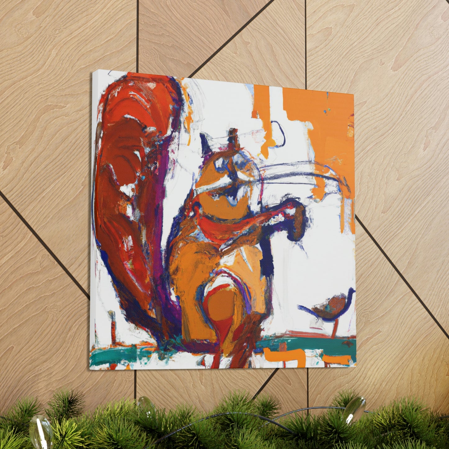 Squirrel Among Expressionism - Canvas