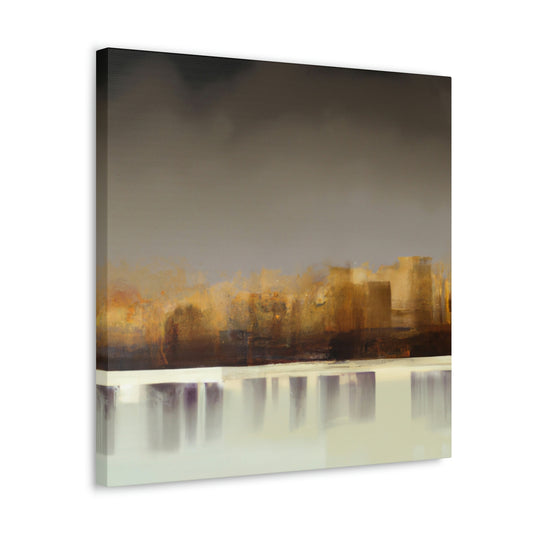 "Postmodern Stylized Reflection" - Canvas