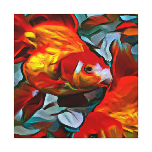 Golden Fish Dreaming - Canvas