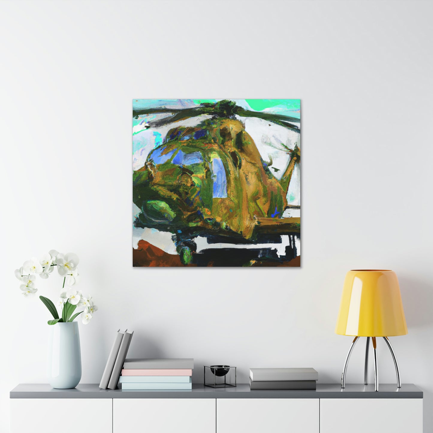 Helicopter Overhead Dreaming - Canvas