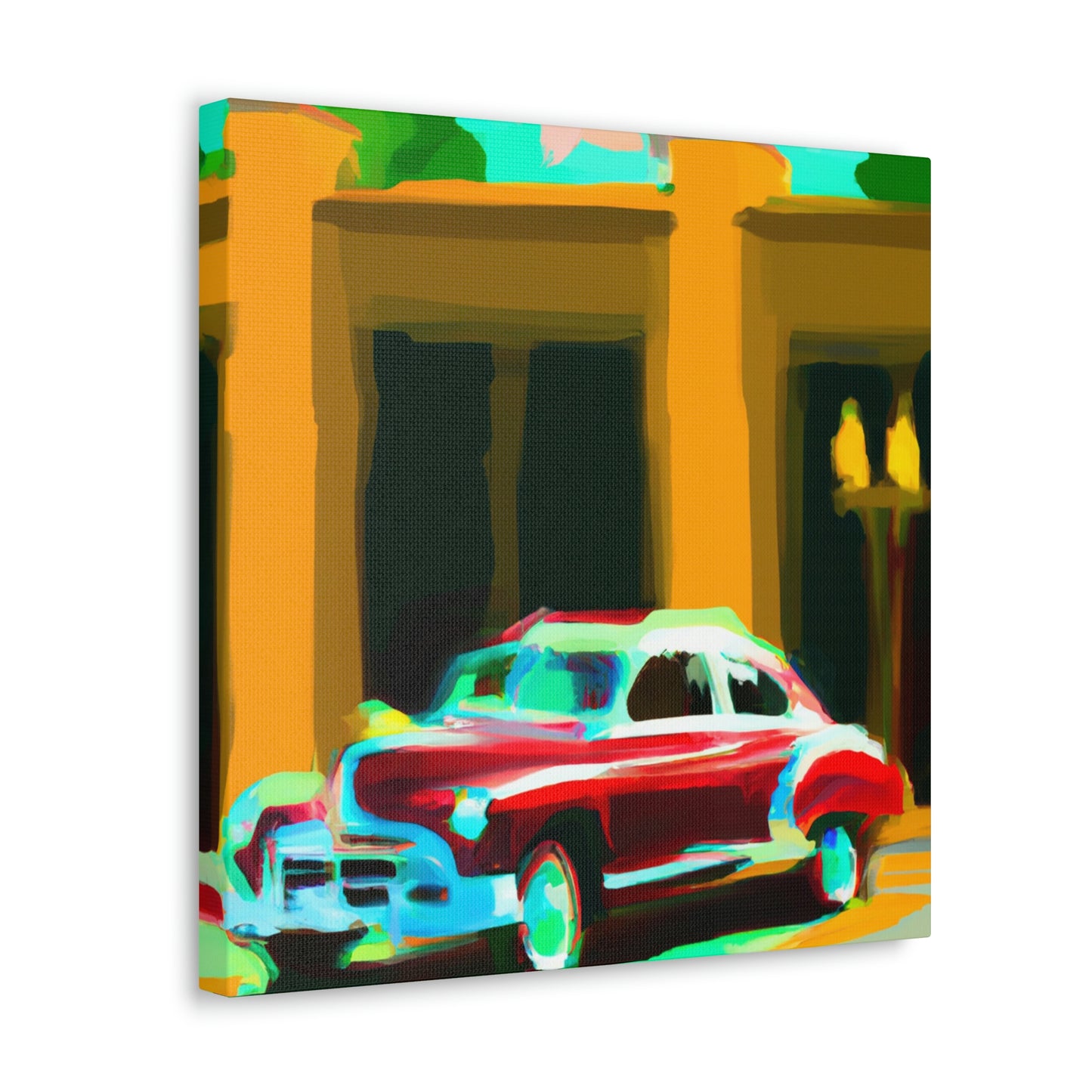 "Minimalist Classic Automobile" - Canvas