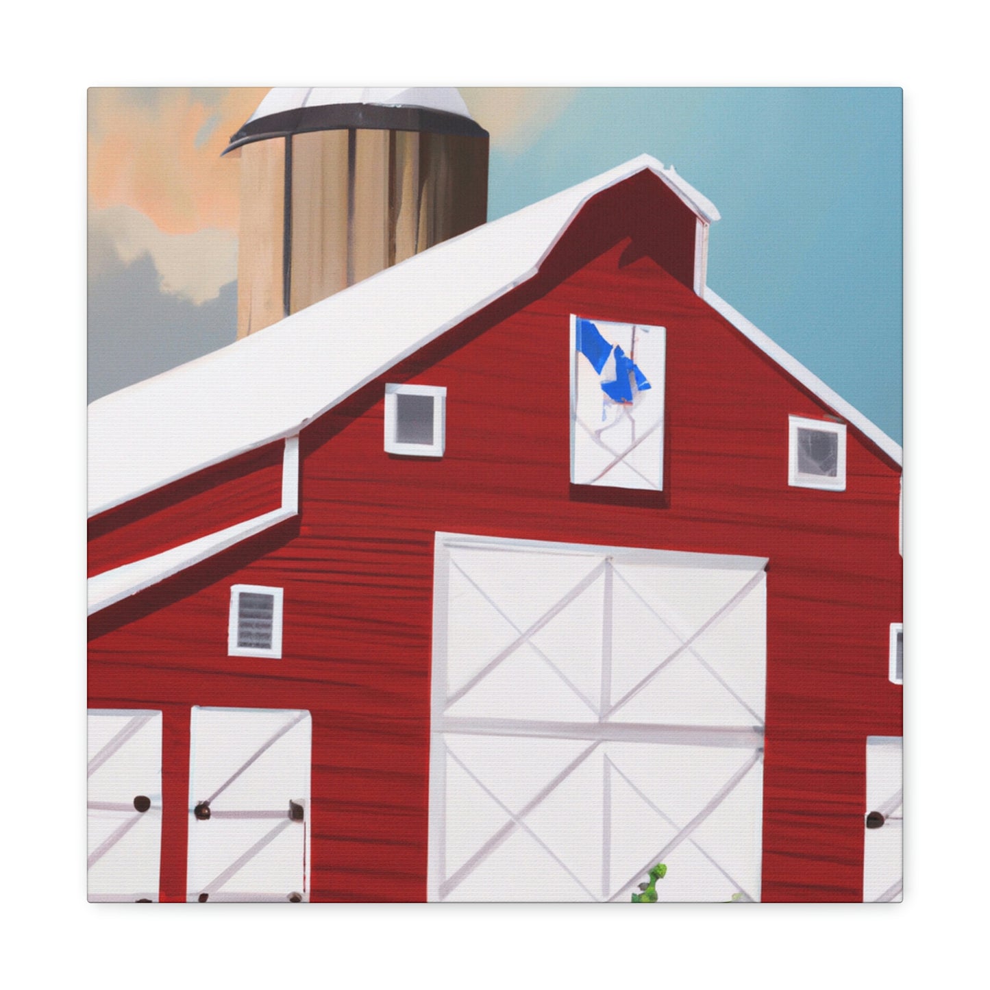 "Barn of Shining Gold" - Canvas