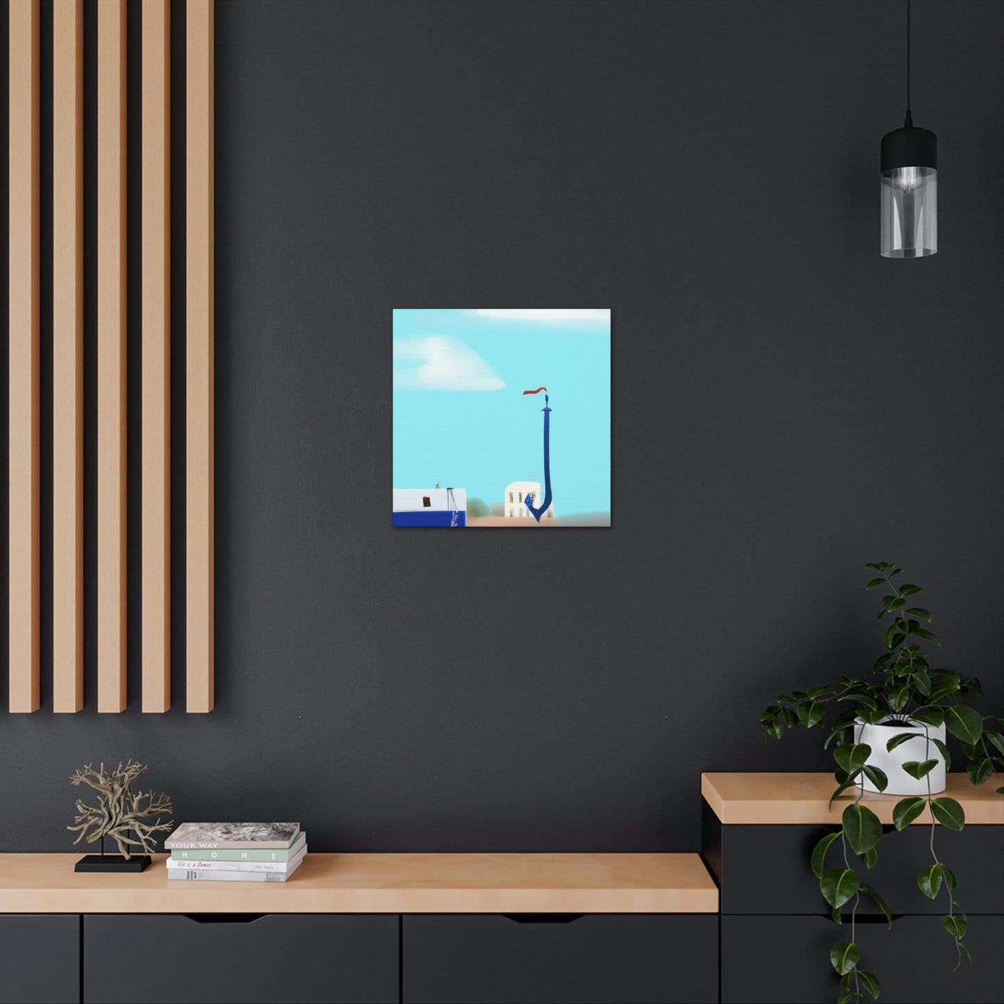 "Marina: Minimalist Portrait" - Canvas