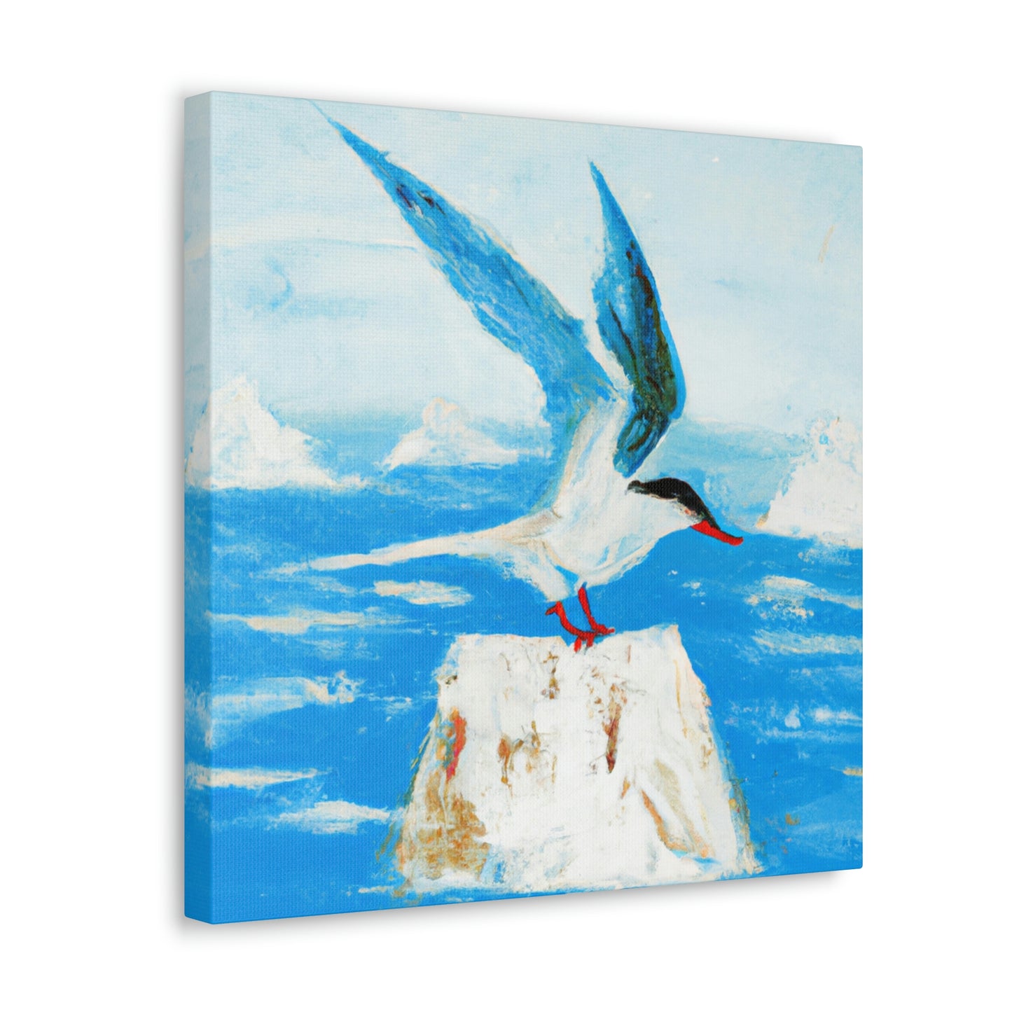 Terns in Serene Flight - Canvas