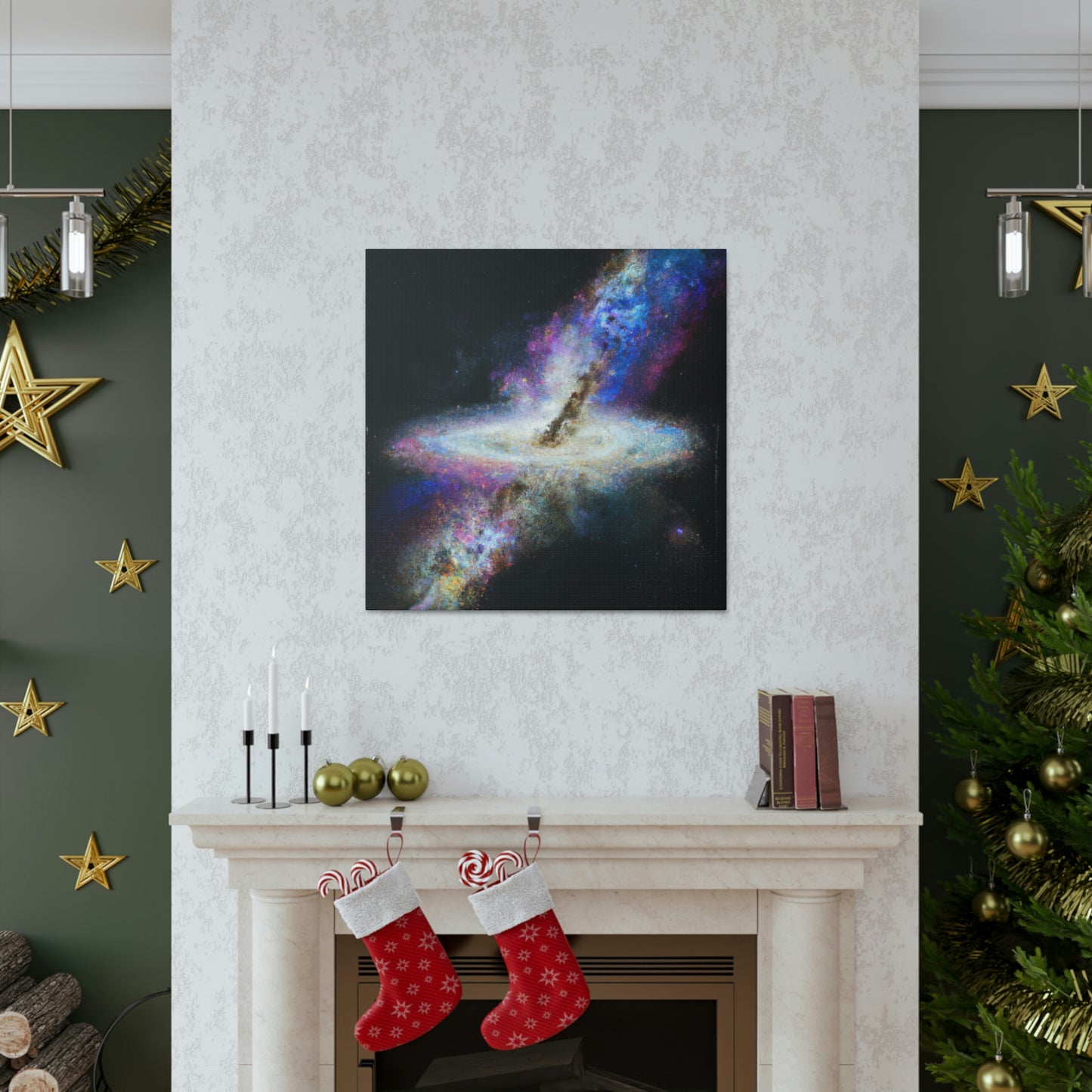 "Galaxy in Abstract Form" - Canvas