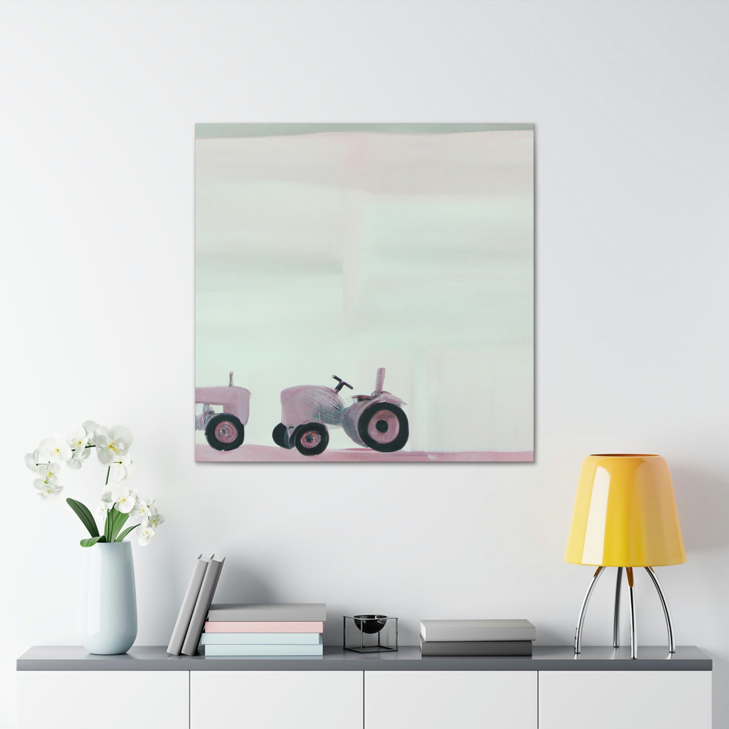 "Tractor Minimalism Dreaming" - Canvas