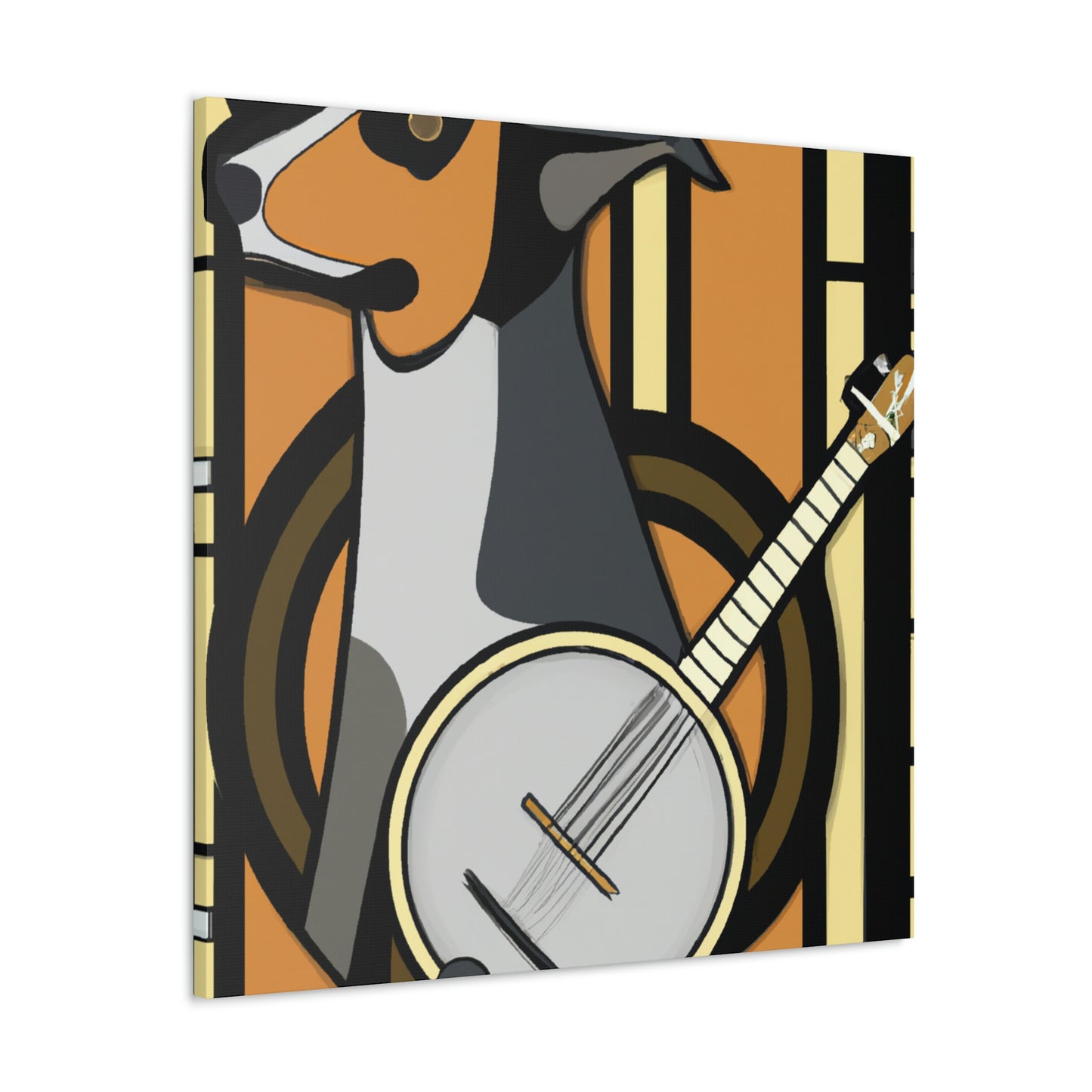 "Banjo of Swingtime" - Canvas