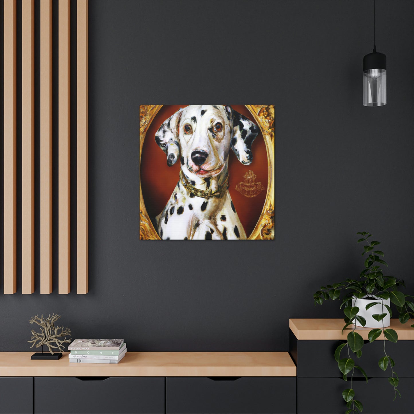 Dalmatian in Rococo - Canvas