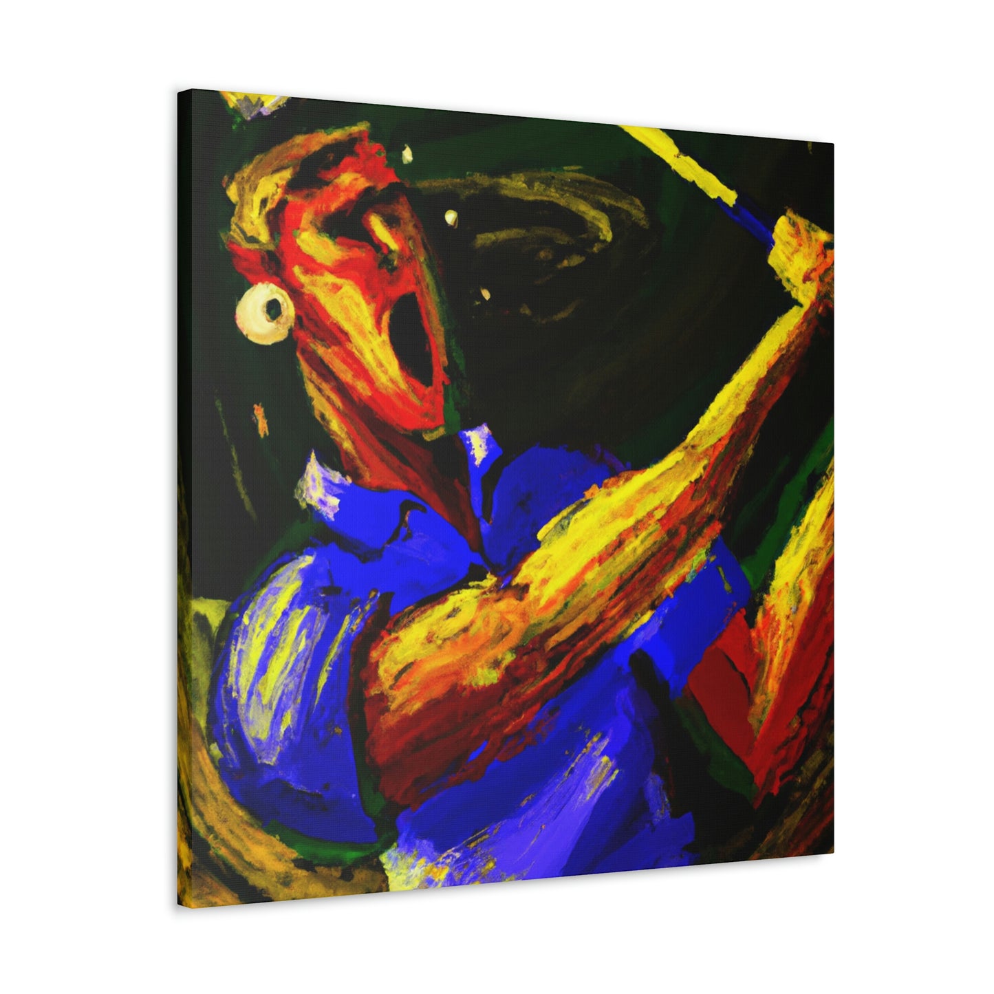 Golfers in Expressionism - Canvas