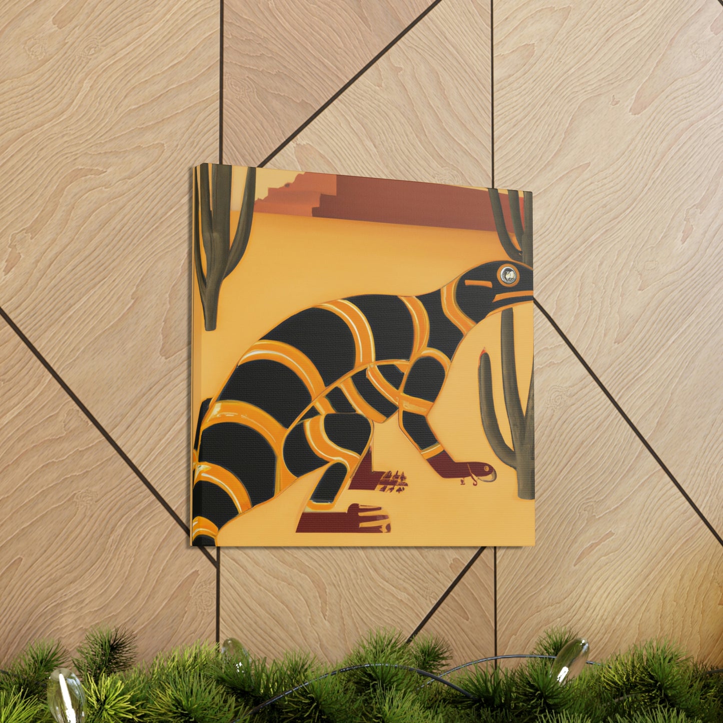 "Gila Monster Glistens" - Canvas