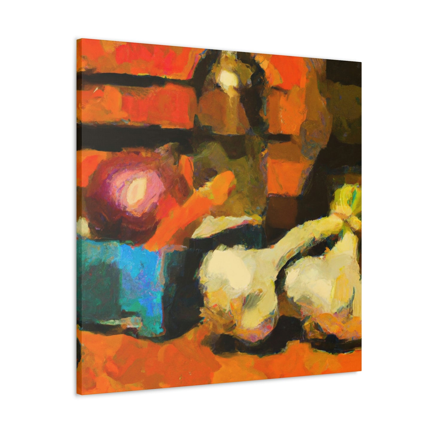 "Vegetables in Abstraction" - Canvas