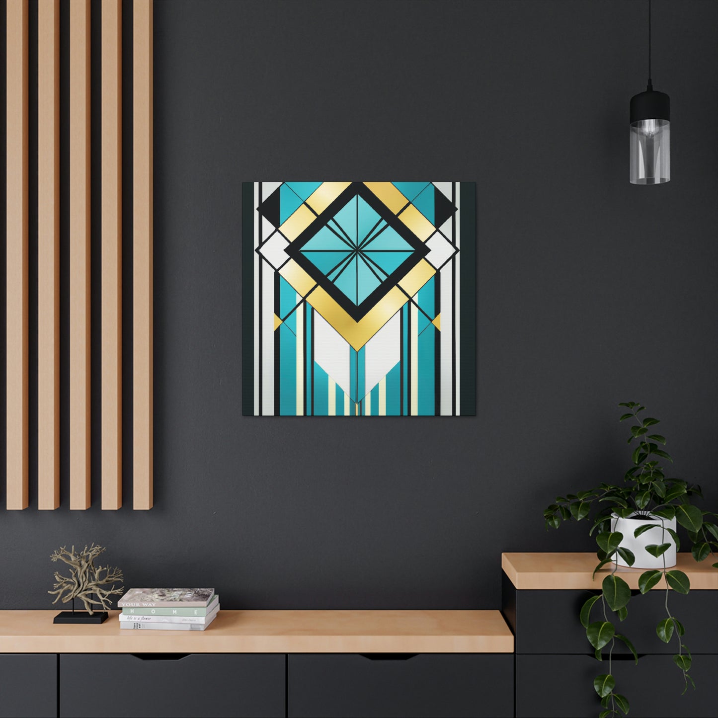 "Dazzling Deco Splendor" - Canvas