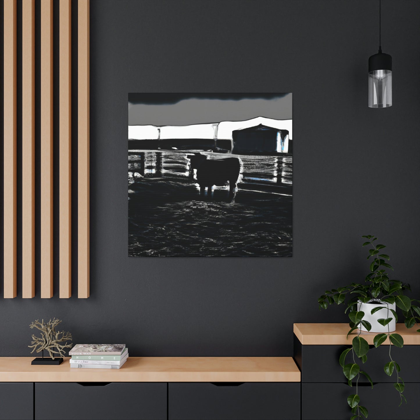 Black Angus Majesty - Canvas