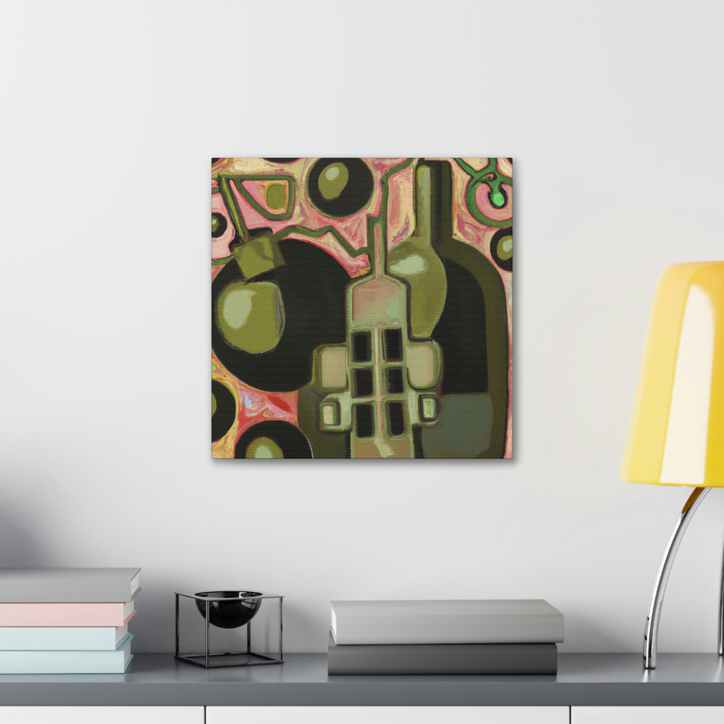 Grenades in Colorful Chaos - Canvas