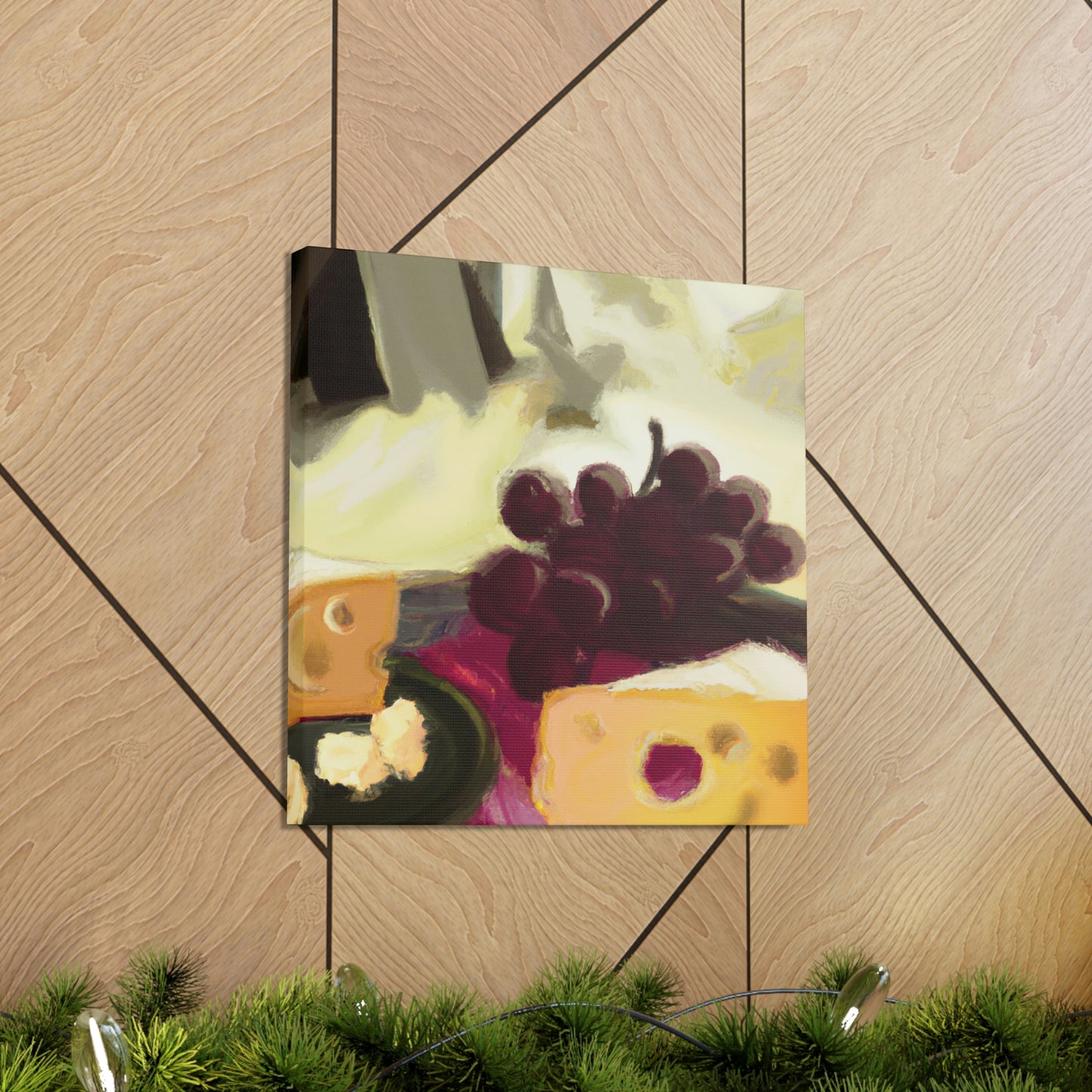 Cheese and Grapes Dream - Canvas