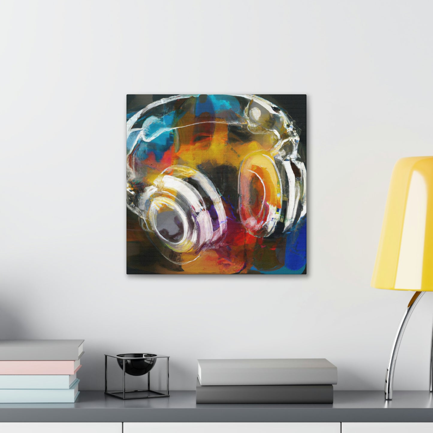 "Headphone Music Dreaming" - Canvas