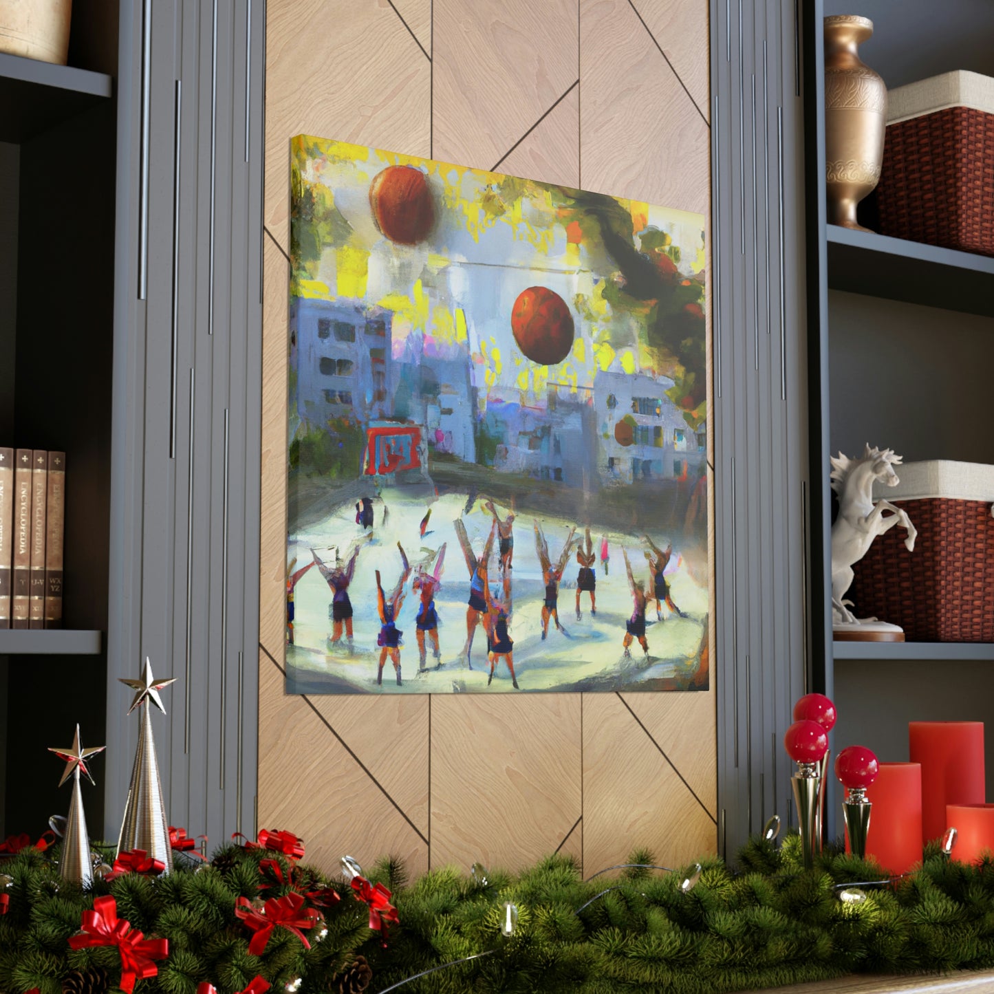 Volleyball Vibrancy Vitality - Canvas