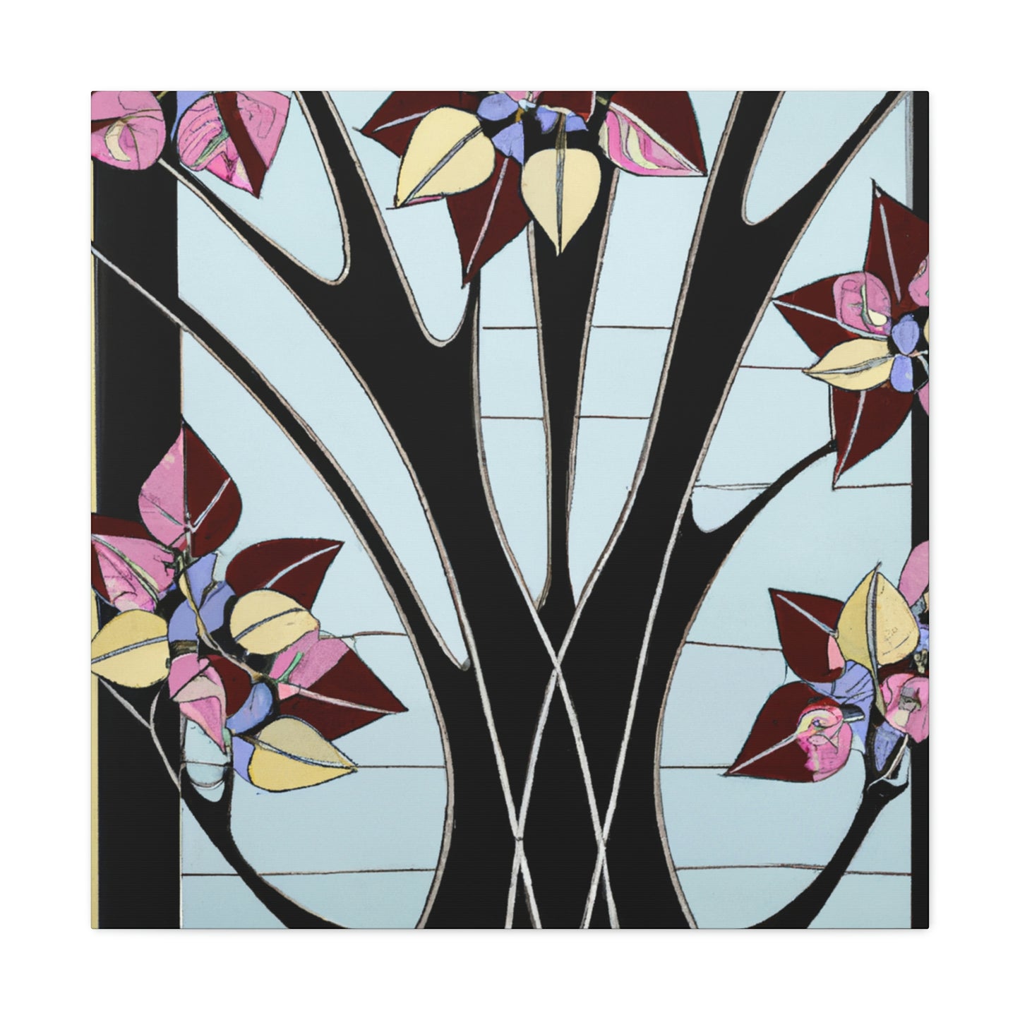 Dogwood Dreams Aflame - Canvas