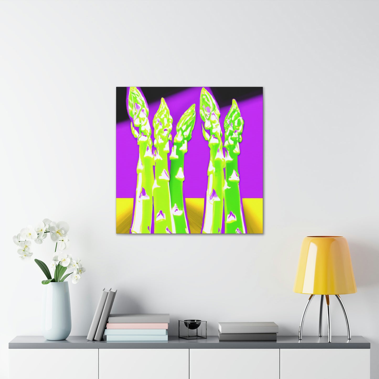 Asparagus Pop Explosion - Canvas