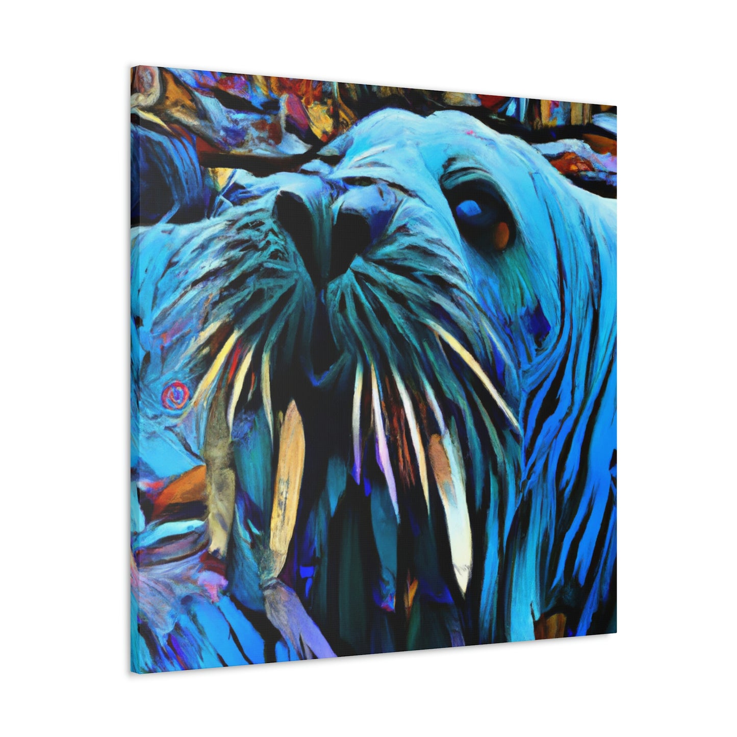 Walrus on a Wave - Canvas